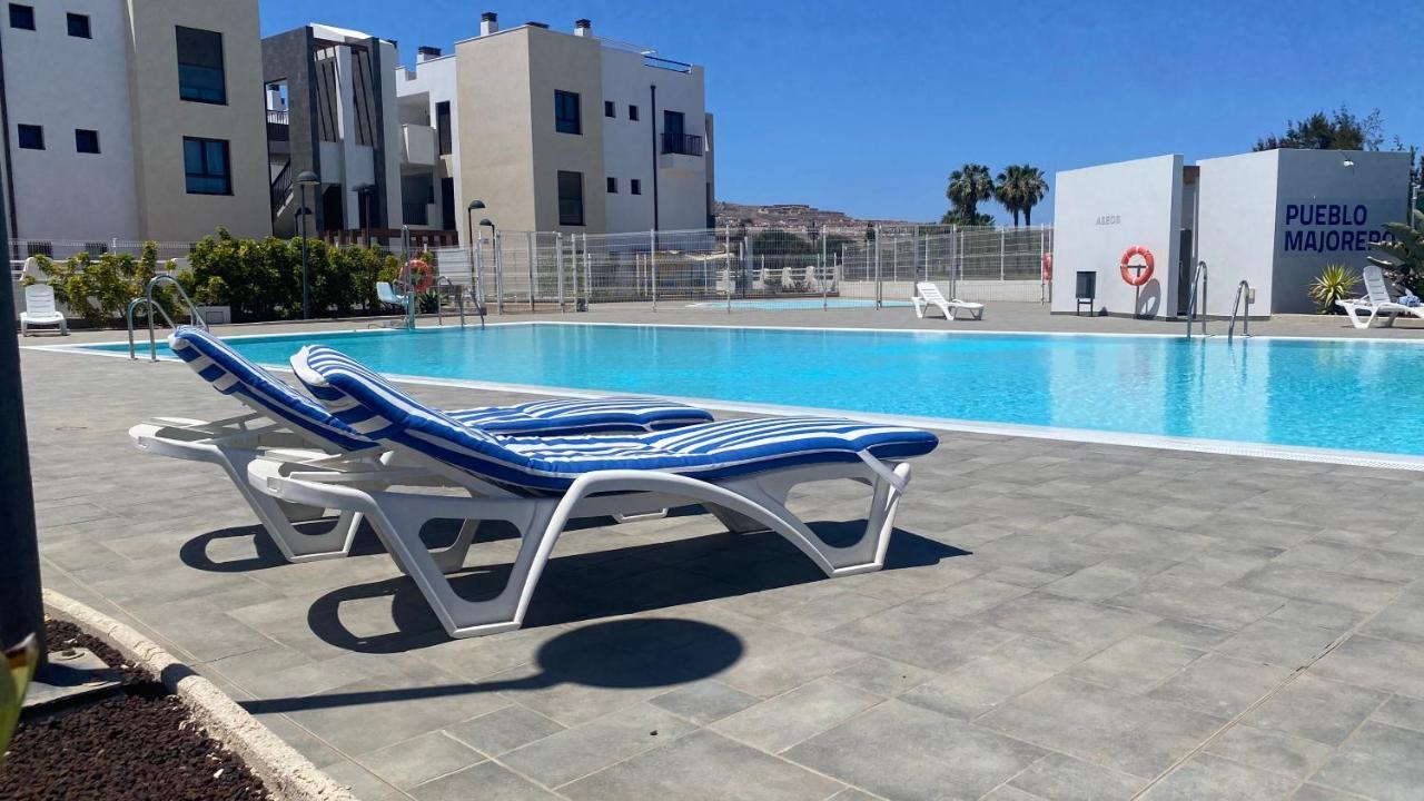 Sunny Luxury Apartment With Two Great Sunny - Level Terraces, Two Swimming Pools, In A New Complex Pueblo Majorero, Close To Fuerteventura Golf Club, Next To The Beach , Atlantico Shopping Mall And Casino In Caleta De Fuste Exteriér fotografie